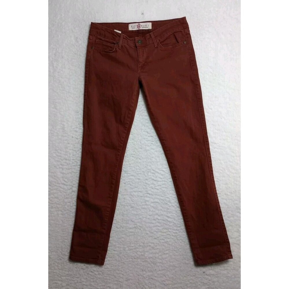 Easy Money Burnt Orange Skinny Jeans Women's Size 29 Made in USA